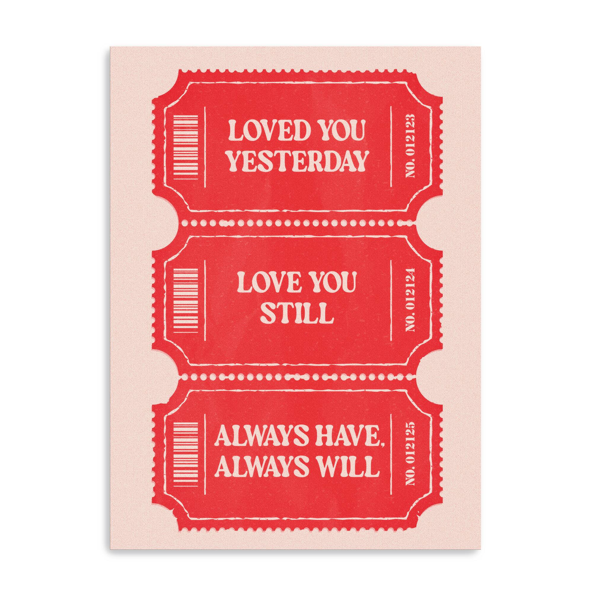 Love Always II Canvas Giclée Art